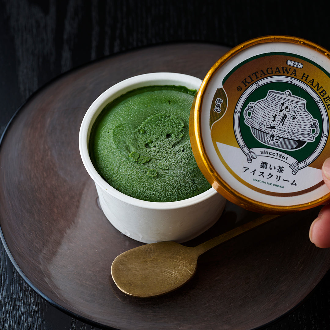 【送料無料キャンペーン中】アイスクリームセット 濃茶・極上ほうじ茶(宇治抹茶・ほうじ茶)