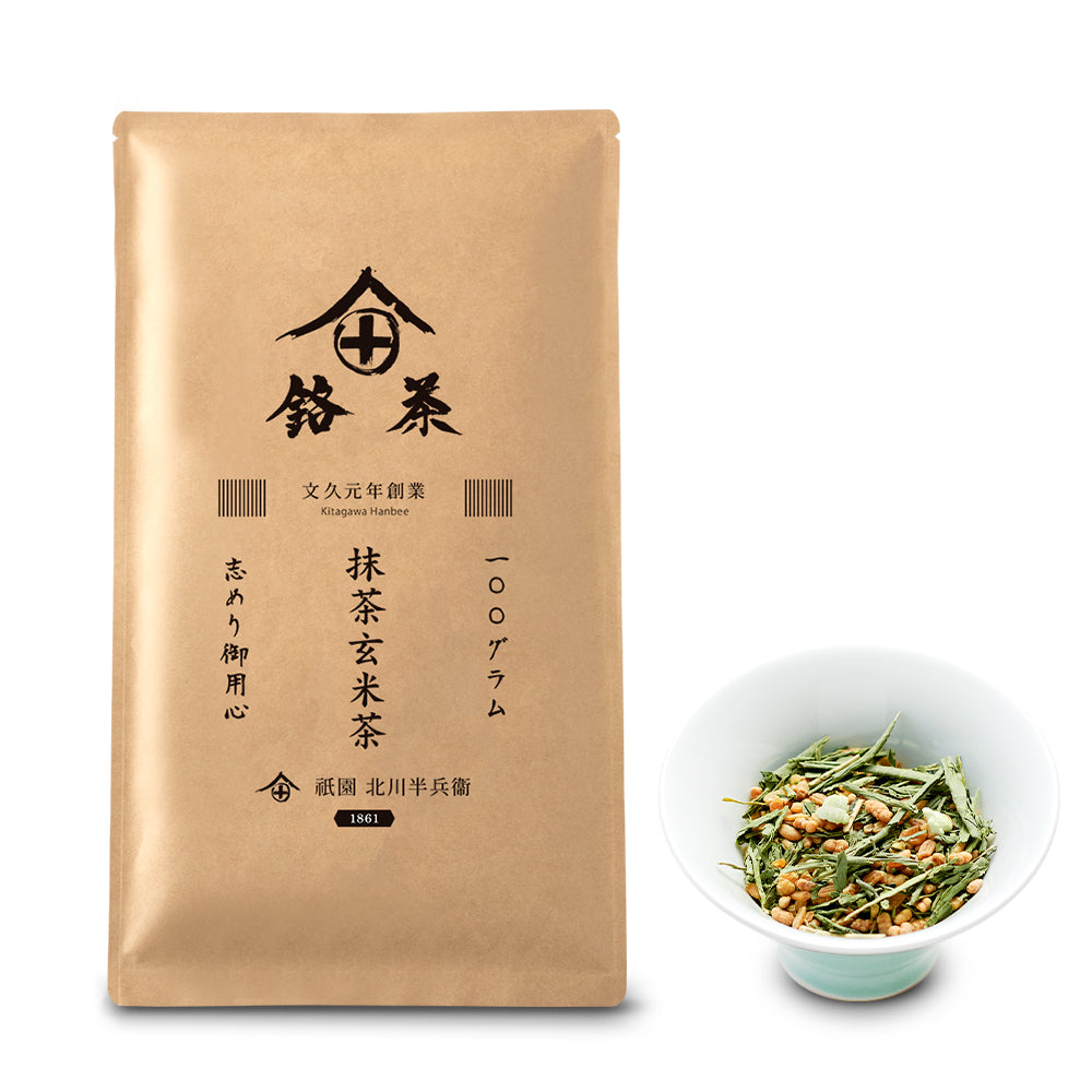 抹茶玄米茶 茶葉 100g